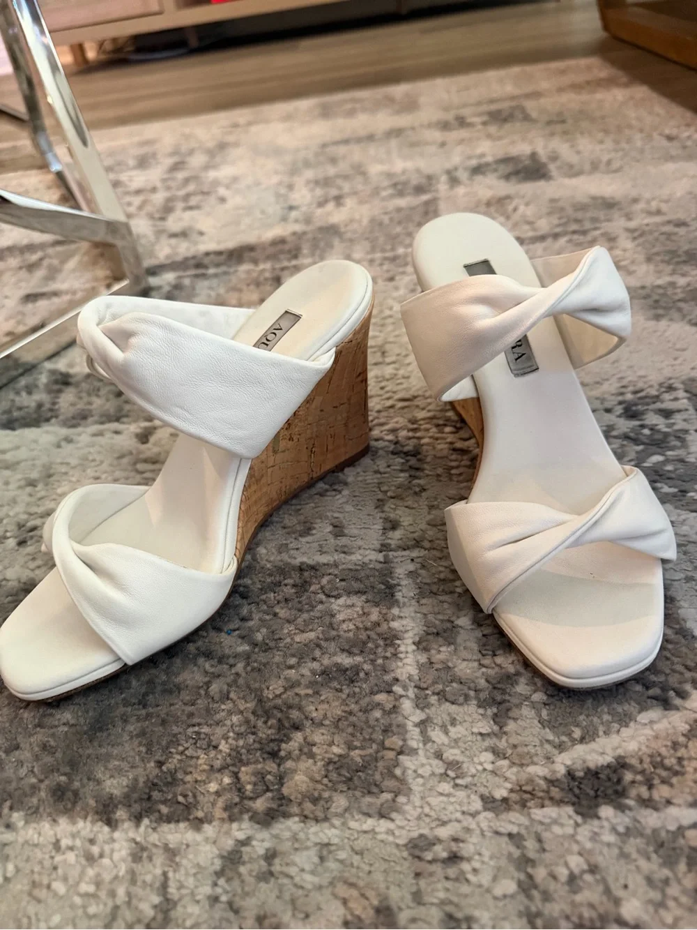 Aquazzura Twist Wedge Sandals